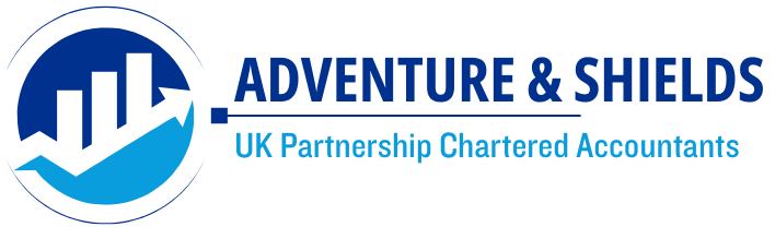 ADVENTURE AND SHIELDS Logo